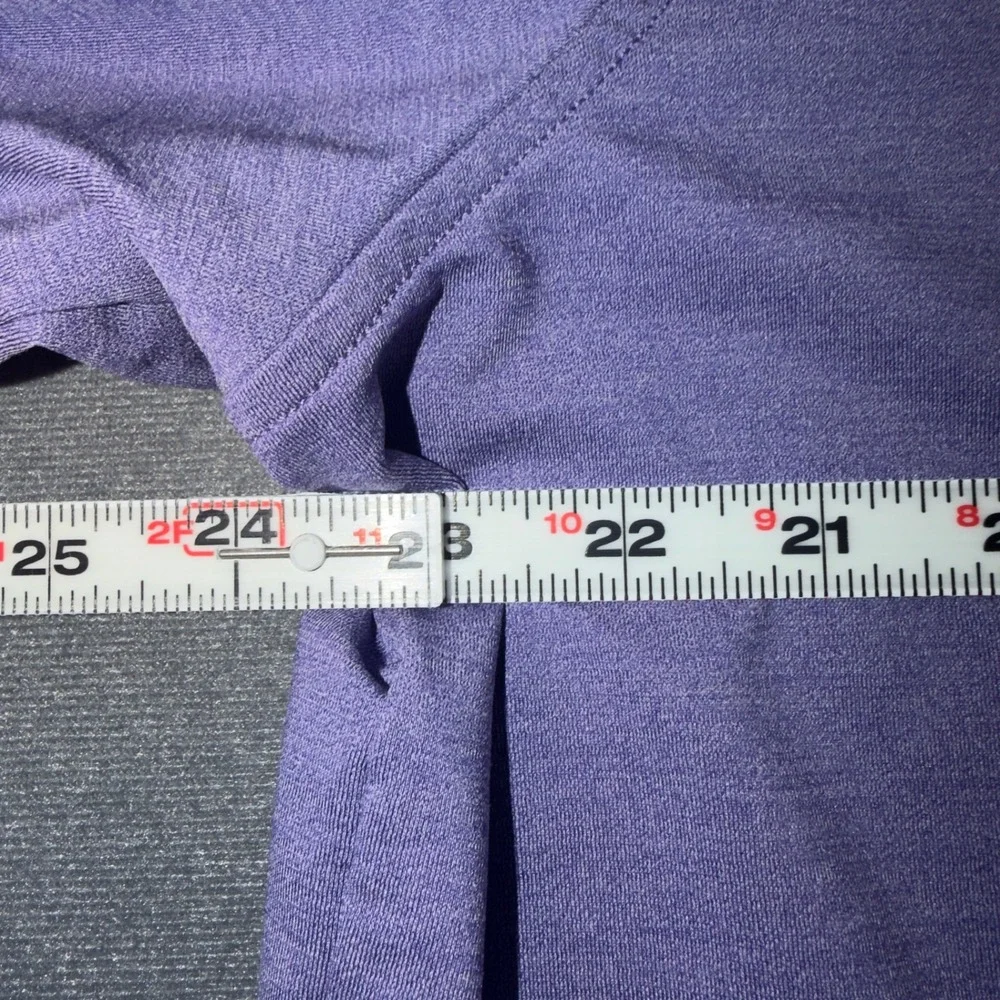 Peter Millar Lavender Quarter-Zip Pullover with Contrast Zip